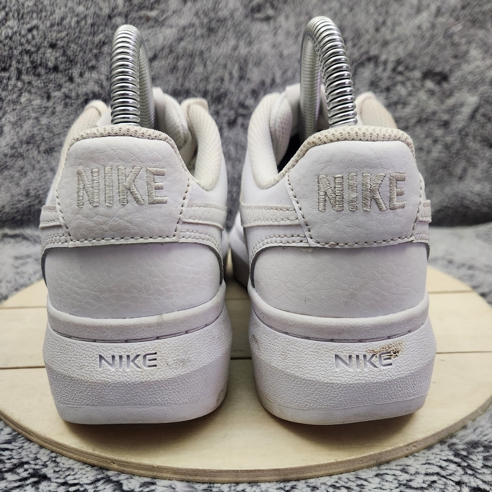 Nike Court Vision Alta Triple White Shoes Women's Size 7.5 - Picture 7 of 9